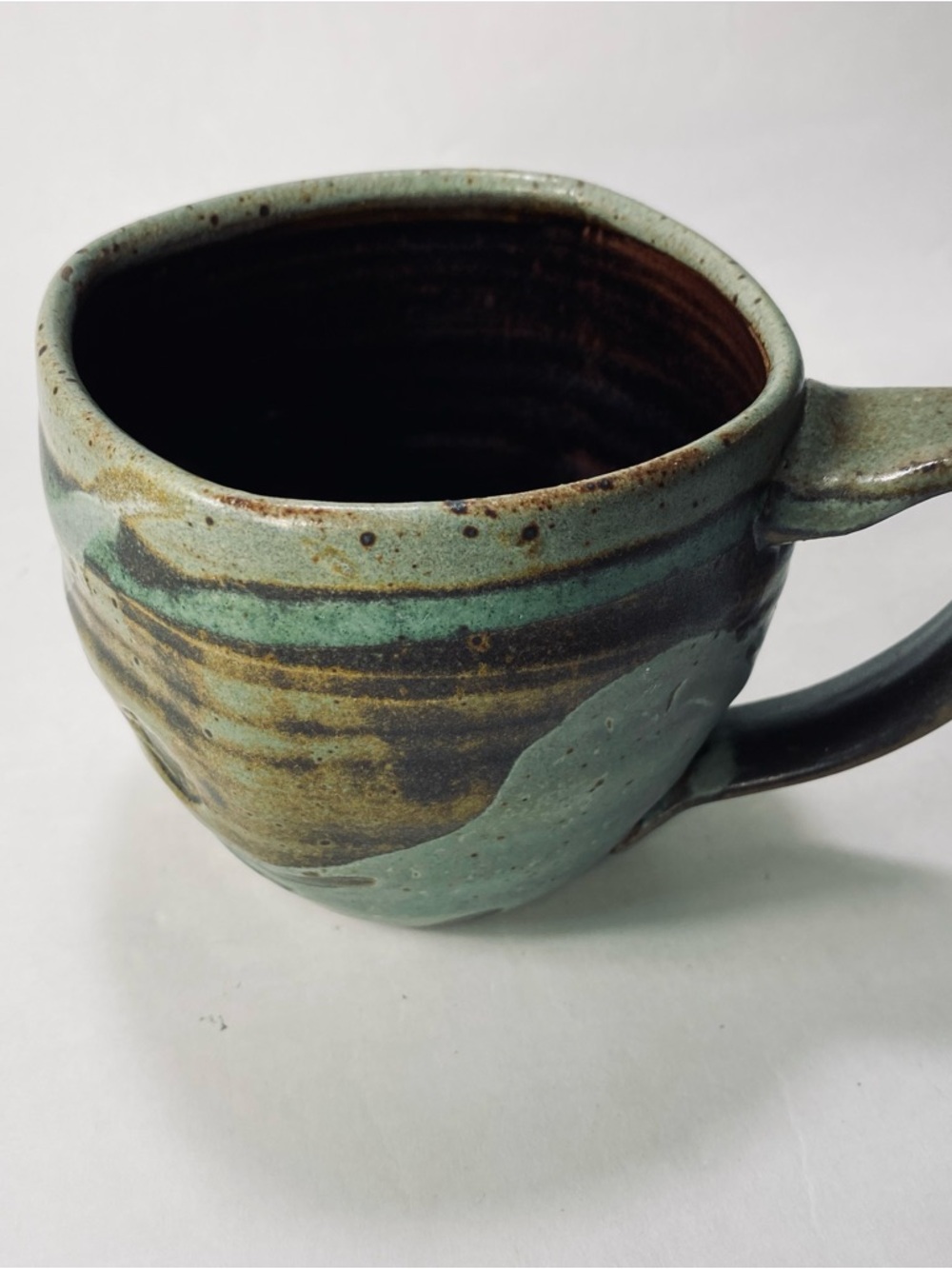 Pakele Hawaii Art Studio Pottery Artist Signed Turtle Mug - Picture 3 of 15